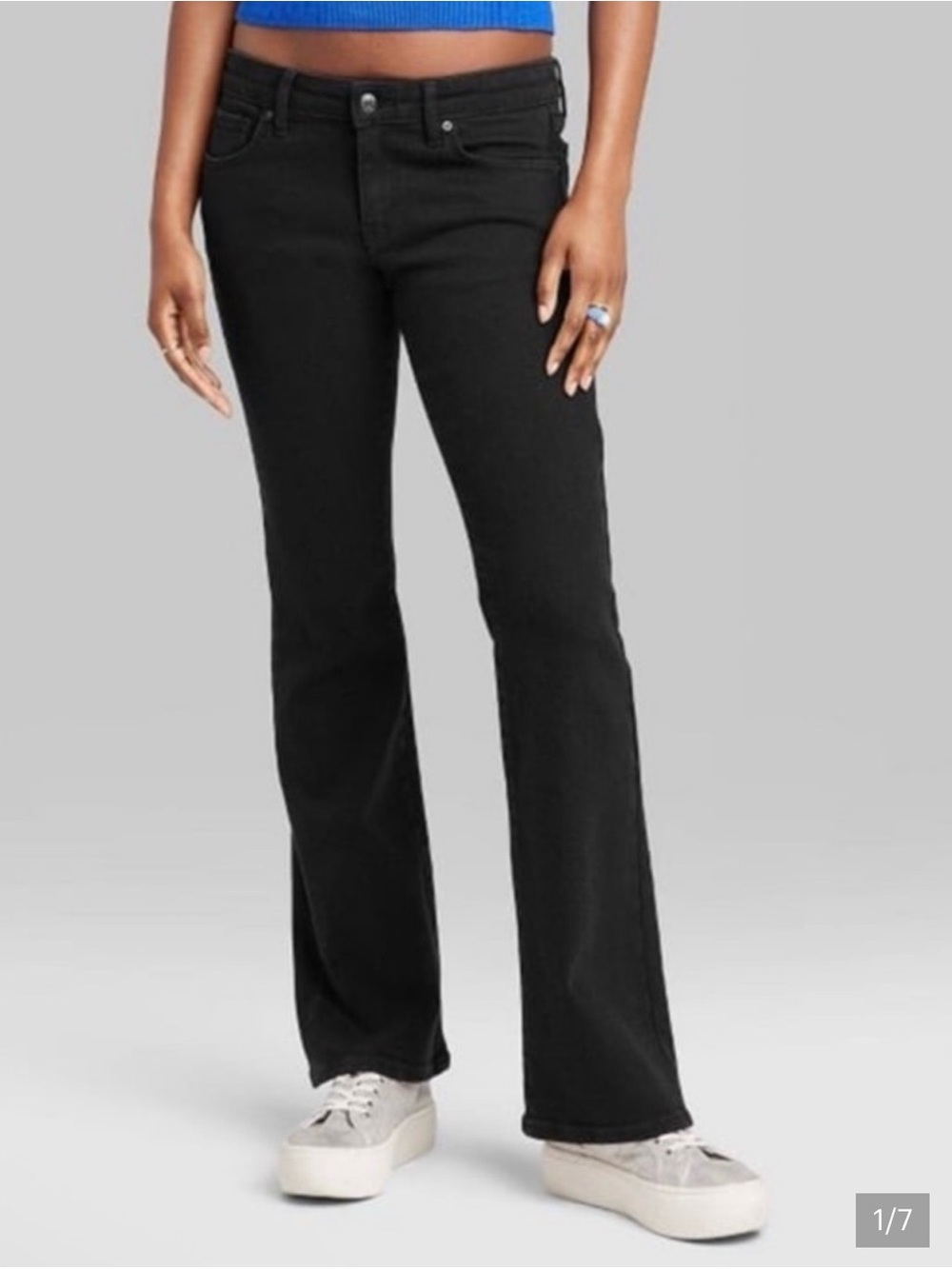 wild fable Black Flare Jeans - Sleek Everyday Style